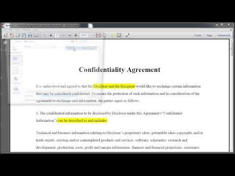 Highlighting Text In Adobe Reader X