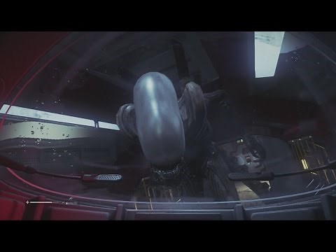 Alien Isolation Xenomorph Alien Death / Amanda Kills The Xenomorph (Ejects it into space)