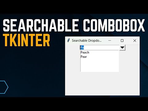 Searchable Tkinter Combobox with visible Dropdown while Editing Text