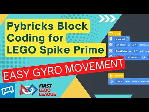Pybricks Blocks Easy Gyro Driving and Turning