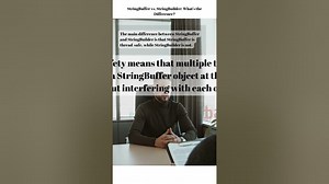 StringBuffer vs StringBuilder What’s the Difference? | #shorts