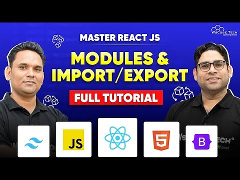 Import/Export Module Concept in React JS (Full Guide) | Master React JS Course