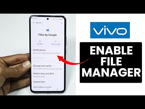 How to Enable File Manager on Any Vivo Phone - Install File Manager