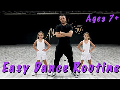 Easy Dance Routine - (Hip Hop Dance Tutorial AGES 7+) | MihranTV