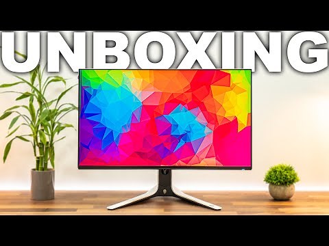 Alienware AW2723DF 27" 1440p 240Hz Gaming Monitor Unboxing