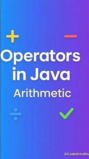 Operators in Java Explained | Arithmetic, Logical & Comparison 🔥