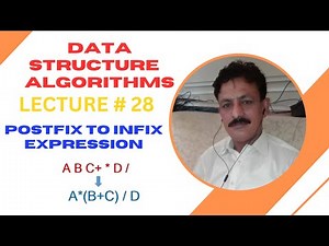 Postfix to Infix Conversion | How to Convert Postfix to Infix Expression using Stack