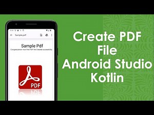Create PDF Document | Android Studio | Kotlin 2024