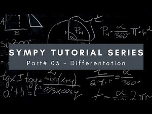 Differentiation in Python SymPy