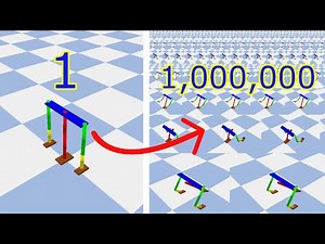 Simulating 1 Million Robots with Python for Real Life Robot Test
