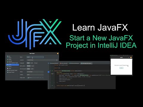JavaFX Tutorial: Start a new JavaFX project in IntelliJ IDEA