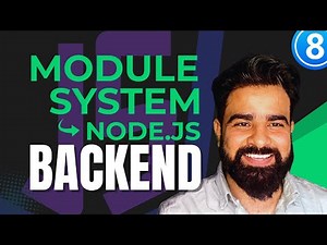 Node.js Module System Explained | Backend Development Series(Part 8)