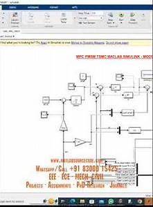 MPC PMSM TSMC MATLAB SIMULINK - MODEL PREDICTIVE CONTROL - MATLAB ASSIGNMENTS PROJECTS