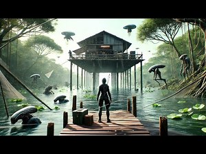 Alien Soldiers Abandon the Swamp — Human Builds Dock, Fishing Lines and a Home on Stilts | HFY Story