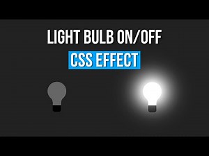 Light Bulb On/Off Toggle | HTML CSS JavaScript