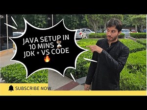 1) Install Java JDK & VS Code in 2025 | Complete Step-By-Step Setup for Beginners