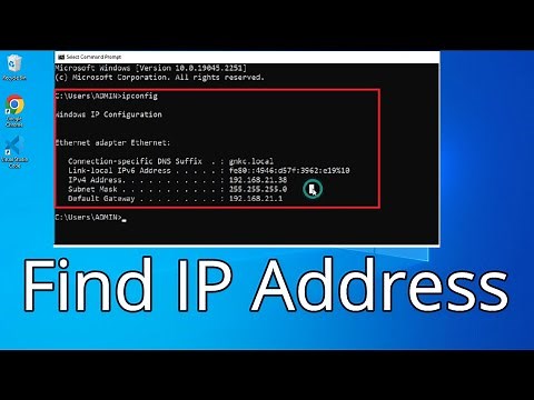 How to Find IP Address on Laptop/PC on Windows 10/11 | ipconfig | Computer Network
