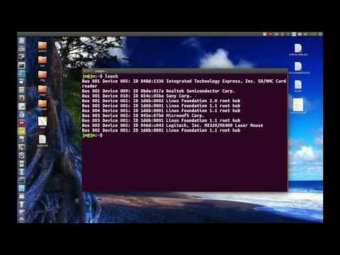 Linux Terminal: View connected USB devices