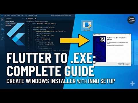 Flutter Windows Desktop: Create .exe Installer with Inno Setup (2026 Tutorial)