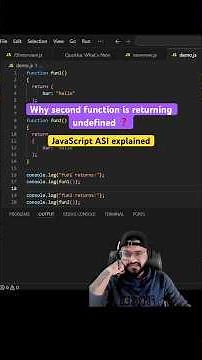 This tiny newline can break your JavaScript code😱 #coding #javascript #frontend