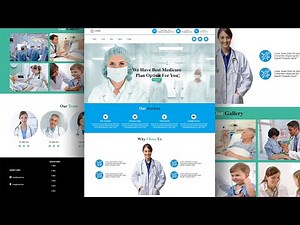 how to create doctor website using html and CSS | Doctor Hospital website