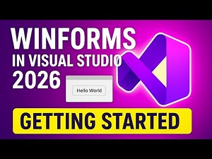 🚀 Getting Started with WinForms in Visual Studio 2026 | Beginner’s Guide