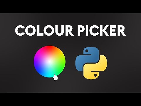 Make a Colour Picker in Python/PyGame in 9 min!