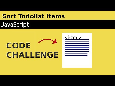 JavaScript - sort to do list items