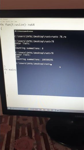 rust | Euler project 'Counting summations' | CodeLearning