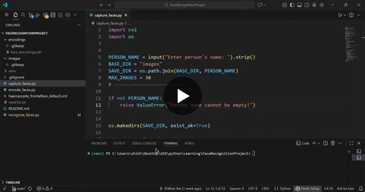 Python Face Detection Recognition System with OpenCV | Shikhar Rai posted on the topic | LinkedIn