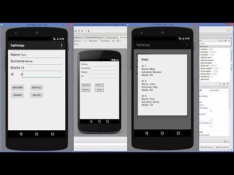Android SQLite Tutorial | Android CRUD Tutorial with SQLite (Create, Read, Update, Delete)
