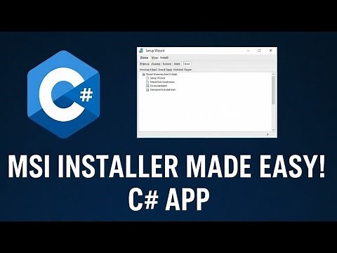 Create MSI Installer in Visual Studio 2022 | C# Project Setup Guide