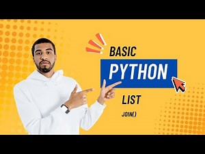 Python Beginner Tutorial #24 | Using join() with Lists | SpyTech Series
