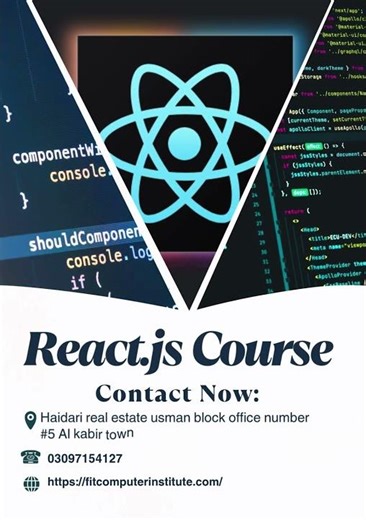 React Js Course In Lahore, Punjab Pakistan