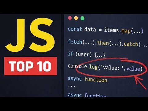 10 JavaScript Commands You Use Every Day
