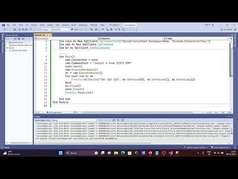 How to connect sql server with VB.NET | Visual Basic