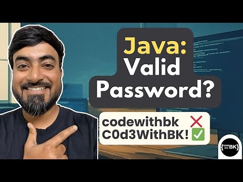 Java Program to Validate a Password