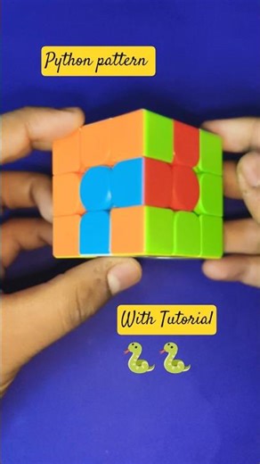 Rubik's Cube | Python Pattern | #shorts #viral #rubikscube #cube #puzzle #tutorial