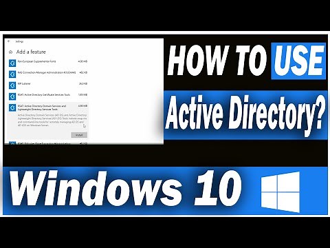 How to use Active Directory in Windows 10