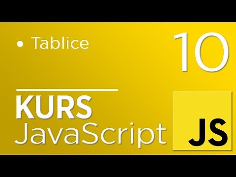 10. JavaScript course - Tablice