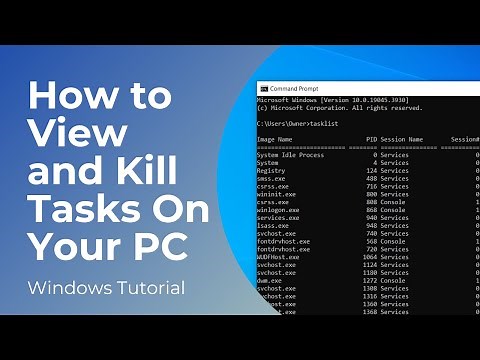 How to View and Kill Running Tasks In Windows 10