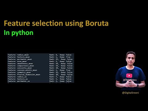 198 - Feature selection using Boruta in python