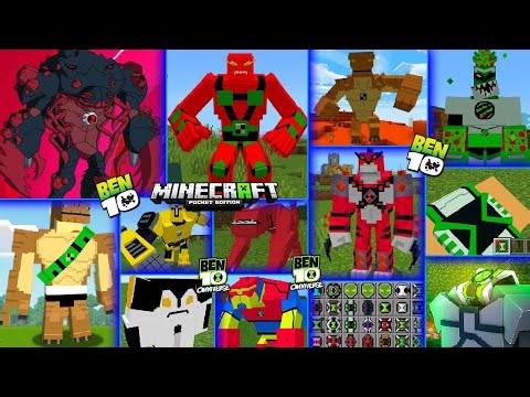 OMNIVERSE ALIENS 🔥! BEN 10 V21 MOD FOR MINECRAFT PE | MCPE 1.21+