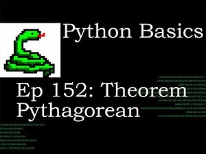 Python Basics Pythagorean Theorem
