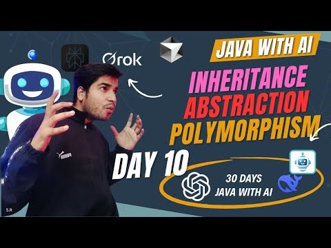Day 10 || Inheritance, Polymorphism & Abstraction in Java | Simple Tutorial || #coding #java