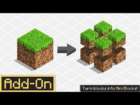 This MINI BLOCKS Addon Will Change Minecraft Builds FOREVER!