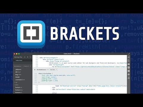 Brackets, Code Editor for Frontend Web Developers