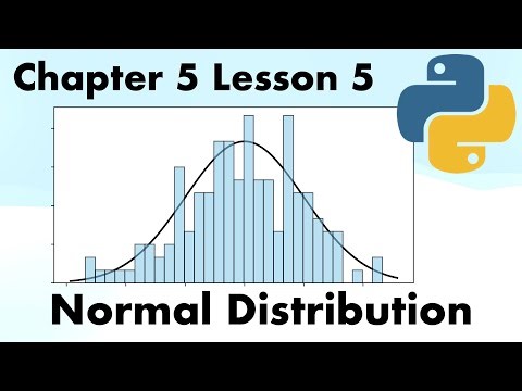 The Normal Distribution | Full Course On Statistics for Data Science with Python.