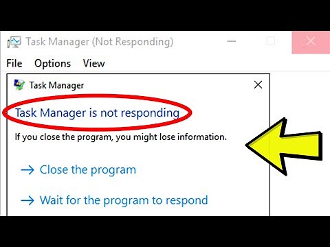 Fix: Task Manager Not Responding in Windows 10