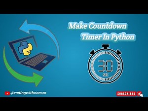 How to make Countdown timer using Python || Python Programming || codingwithnoman